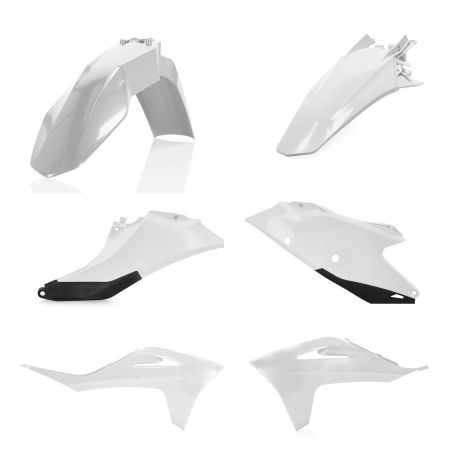 Acerbis Plastic Kit Gas-gas/ktm White/black  White/Black