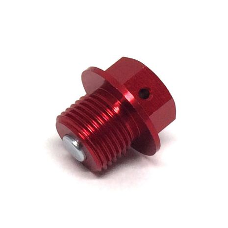 Zeta Magnetic Drain Plug M14x10-p1.25 Red  Red