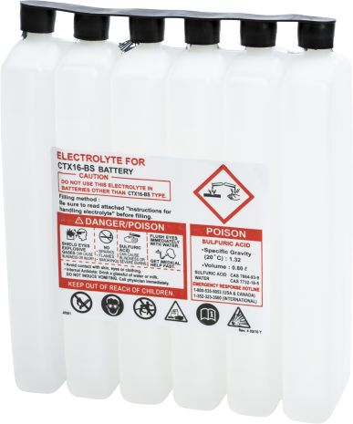 Fire Power Sealed Battery Electrolyte Pack 798cc  Alpine White