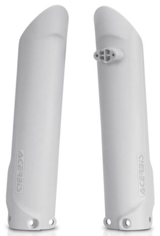 Acerbis Fork Covers White  White