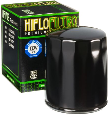 Hiflofiltro Oil Filter  Black