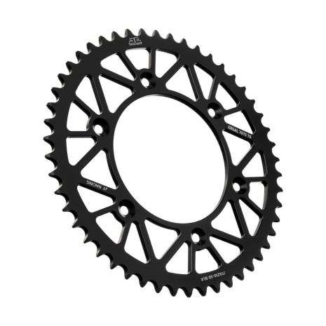 Jt Rear Racelite Sprocket Alum 50t-520 Blk Beta/honda  Black