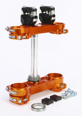 Xtrig Rocstech Clamp Set Orange Ktm 22mm  Orange