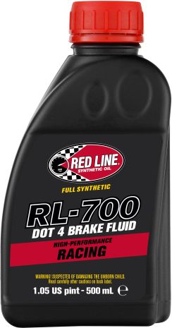 Red Line Rl-700 Dot 4 Syn Brake Fluid 500ml 6/case  Acid Concrete