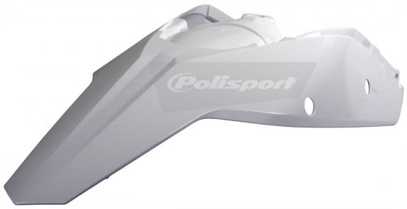 Polisport Rear Fender & Side Panels White  White