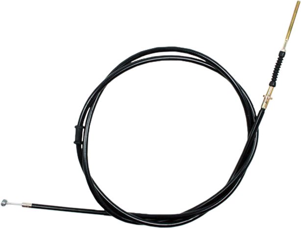 Motion Pro Black Vinyl Rear Hand Brake Cable  Alpine White