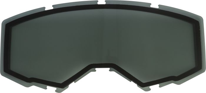 Fly Racing Dual Lens W/o Vents Adult Polarized Smoke  Acid Concrete