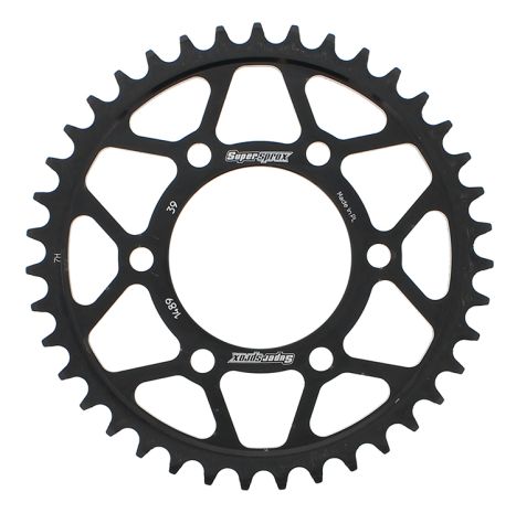 Supersprox Rear Sprocket Steel 39t-525 Blk Kawasaki  Black