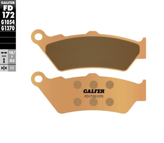 Galfer Brake Pads Sintered Fd172g1370  Acid Concrete