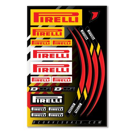 D-cor Decal Sheet 12 Mil Pirelli Decal Sheet 12 Mil Pirelli  Acid Concrete