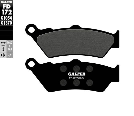 Galfer Brake Pads Semi Metallic Fd172g1054  Acid Concrete