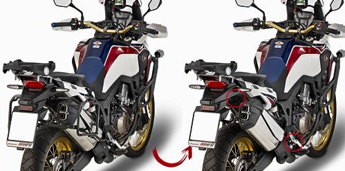 Givi Monokey Side Case Rapid Release Mounts  Acid Concrete