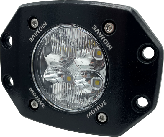 Tiger Lights 3" Flush Mount Led  Acid Concrete