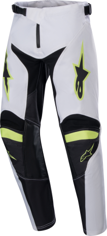 Alpinestars Youth Racer Lucent Pants Wht/neon Rd/ylw Fluo Sz 24