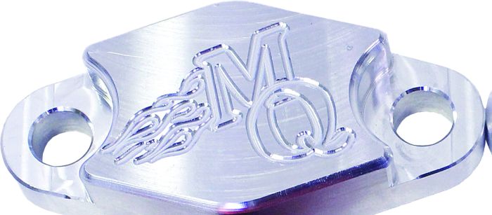 Modquad Brake Block Off Plate (silver)  Alpine White