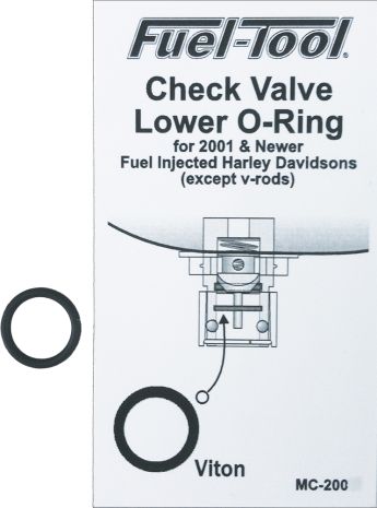 Fuel Tool Check Valve Lower O-ring  Alpine White