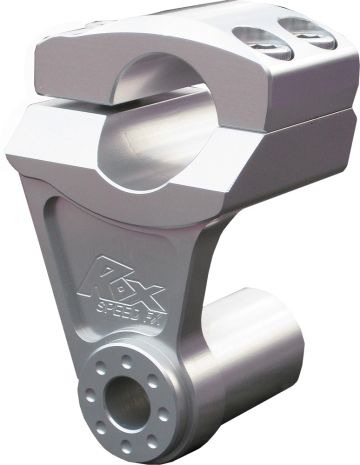 Rox Handlebar Pivoting Riser Deluxe 2"x7/8"x7/8"  Alpine White