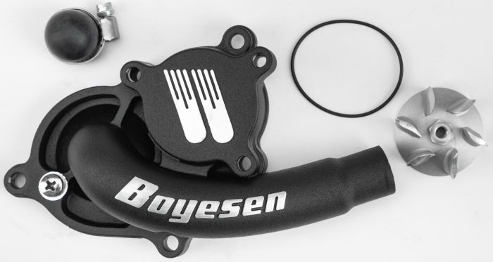 Boyesen Waterpump Cover & Impeller Kit Black  Black