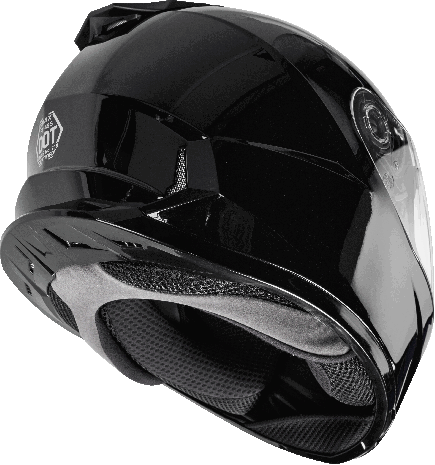 Gmax Ff-49s Helmet W/electric Shield  Black