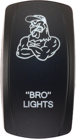 Xtc Power Products Dash Switch Rocker Face Bro Lights  Acid Concrete