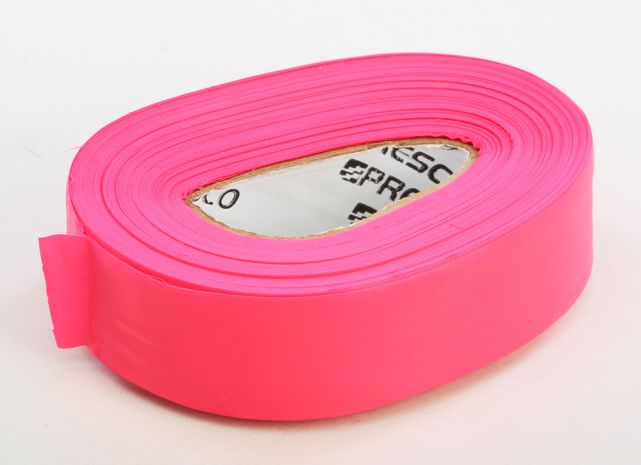 Helix Trail Marking Tape .75"x100' (flo Red)  Fluorescent Red