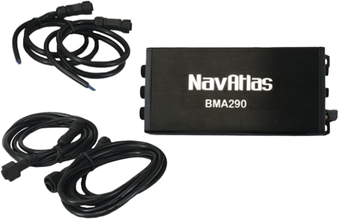 Navatlas 2 Channel Class D Amplifier 130w At 2 Ohm 90w At 4 Ohm  Acid Concrete