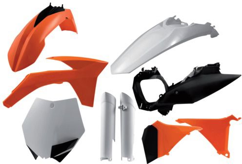 Acerbis Plastic Kit Orange  Orange