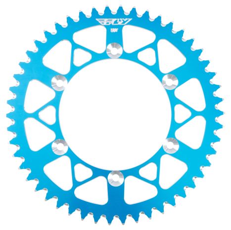 Fly Racing Rear Sprocket Aluminum 50t-520 Blu Honda/yamaha  Blue