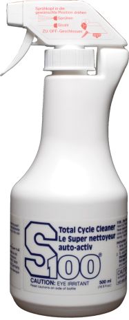 S100 Total Cycle Cleaner 500ml  Alpine White