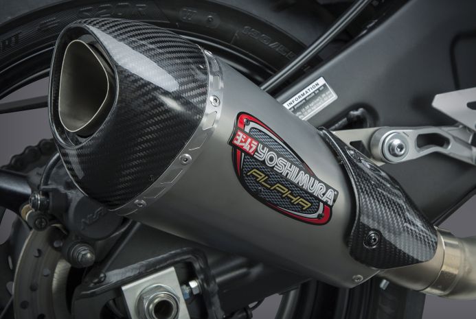 Yoshimura Exhaust Street Alpha-t Slip-on Ss-ss-cf Works  Acid Concrete