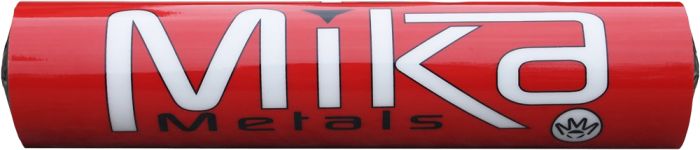 Mika Metals Bar Pad Injection Molded 9.75" Big Dog Bike Red  Red