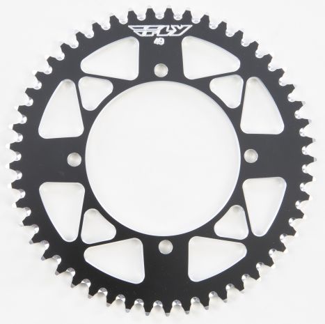 Fly Racing Rear Sprocket Aluminum 49t-420 Blk Kawasaki/suzuki  Black