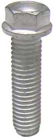 Dacromet Plated 8mm Flange Bolts 6x12mm 10/pk  Acid Concrete