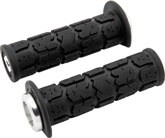 Odi Rogue Atv V2.1 Lock-on Grips - Thumb Throttle  Black/Silver