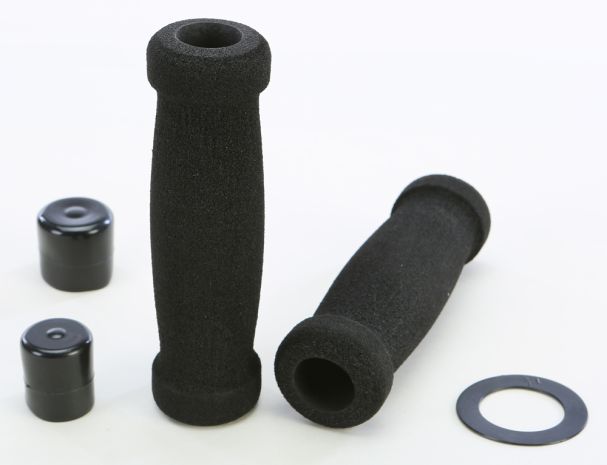 Emgo Foam Grips Street 7/8 X 5" Black  Black