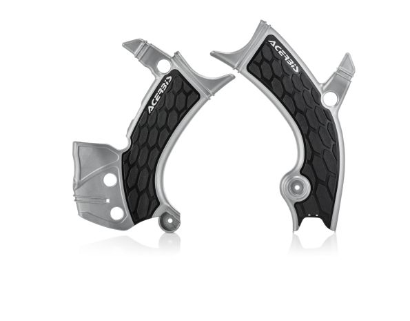 Acerbis X-grip Frame Guard Silver/black  Silver/Black