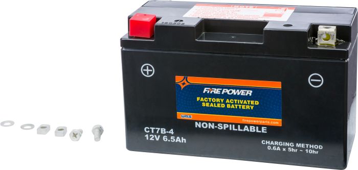 Fire Power Battery Ct7b-4 Sealed Factory Activated  Acid Concrete