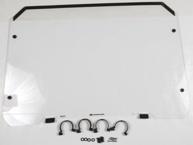 National Cycle Utv Full Windshield  Alpine White