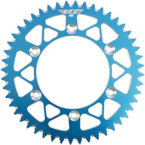 Fly Racing Rear Sprocket Aluminum 48t-520 Blu Husq/ktm  Blue