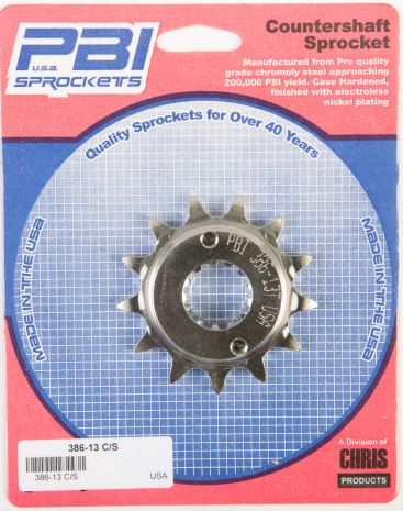 Pbi Front Cs Sprocket Steel 13t-520 Honda  Acid Concrete