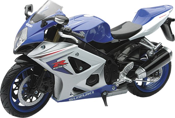 New-ray Replica 1:12 Super Sport Bike 08 Suzuki Gsx-r1000 Blue  Alpine White