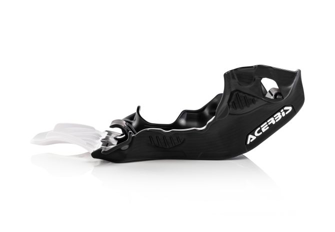 Acerbis Skid Plate Husaberg/ktm Black/white  Black/White