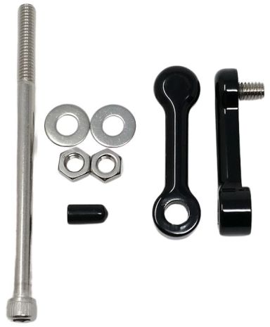 Dk Custom Products Billet Tank Lift Kit 3" `04-up Xl Powder Coat Blk  Acid Concrete