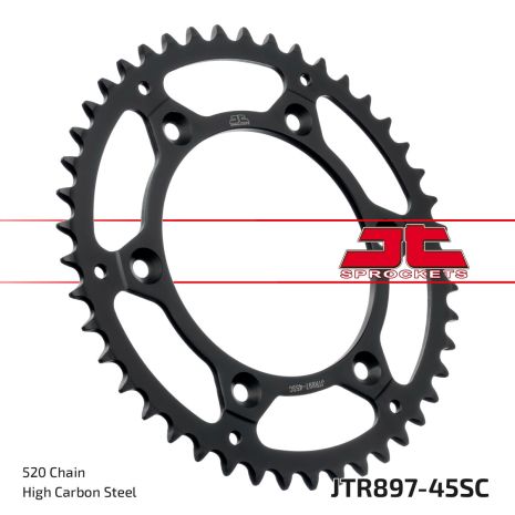 Jt Rear Sprocket Steel 45t-520 Husaberg/husq/ktm  Acid Concrete