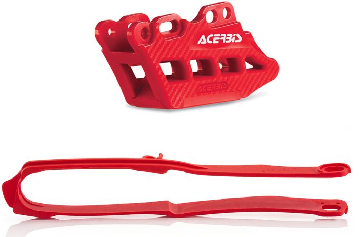 Acerbis Chain Guide / Slider Kit 2.0  Red