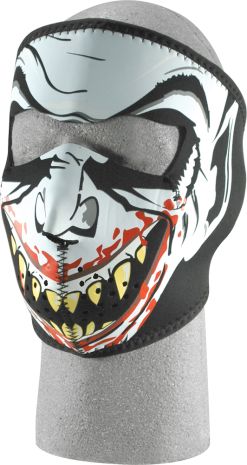 Zan Full Face Mask Glow Vampire  Alpine White