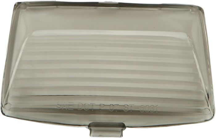 Harddrive Front Fender Tip Light Replacement Lens Smoked  Smoke