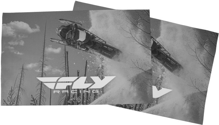 Fly Racing Snow Graphic Magnet 22x14  Acid Concrete