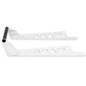 Zbroz Rear Bumper White Polaris  White