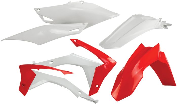 Acerbis Plastic Kit Red  Red/White